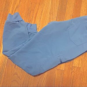 High waisted joggers in the color Capri Blue XS Petite